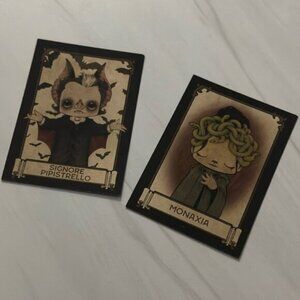 Gideon’s Bakehouse Monaxia And Signore Pipistrello 2 Trading Card 28 & 29 Set